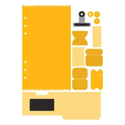 Page with Flap Pocket dies by Esther Glas