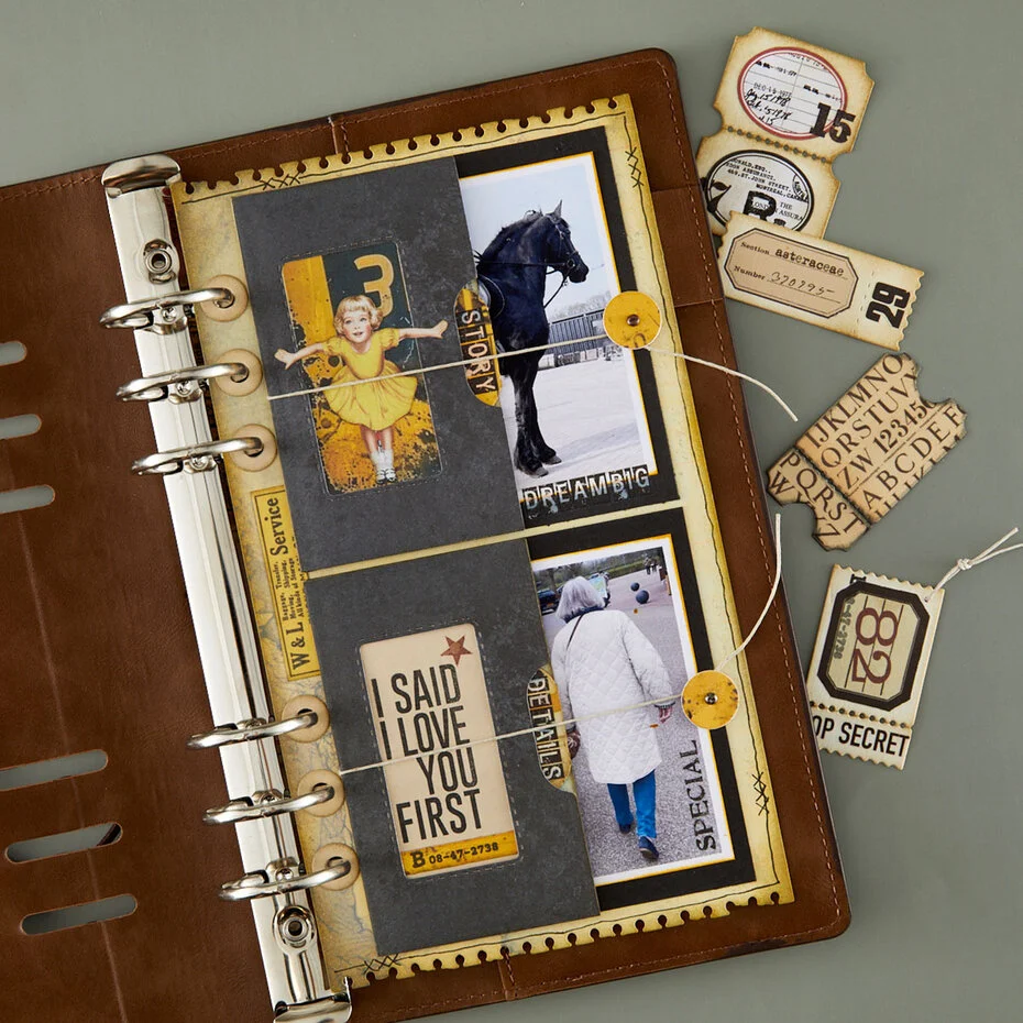 Page with Flap Pocket dies by Esther Glas - Bilde 7