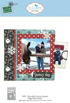 Rounded Corner Square Page Assortment die 2393