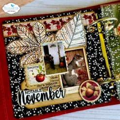 Seasonal Words & Leaves Stamp and die set CSD465 - Bilde 4