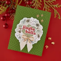 Sleigh Bells Ring Cardstock Diecut Ephemera by Rosie's Studio - Bilde 2