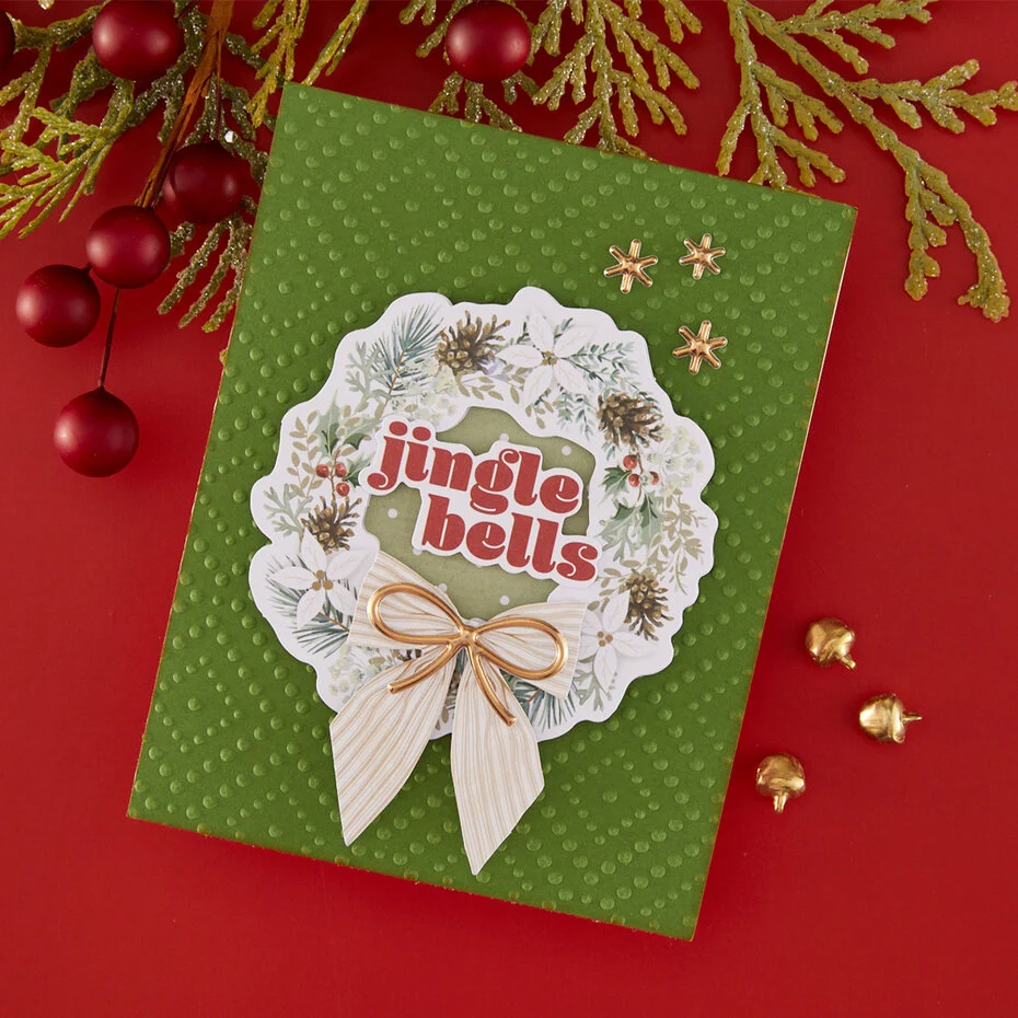 Sleigh Bells Ring Cardstock Diecut Ephemera by Rosie's Studio - Bilde 2
