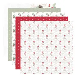 Sleigh Bells Ring 6x6 Inch Designer Paper Pad by Rosie's Studio - Bilde 2
