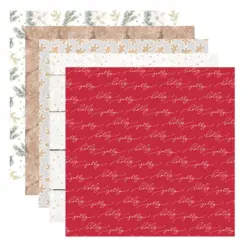 Sleigh Bells Ring 6x6 Inch Designer Paper Pad by Rosie's Studio - Bilde 6