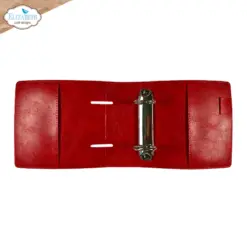 Memory Binder Square Page - Festive Red Embossed MB007