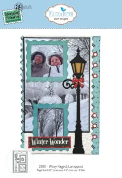 Wavy Page & Lamppost die 2390