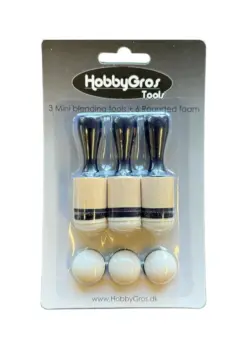 Blending Tools Mini + Rounded Foam 20mm (3+6pcs)