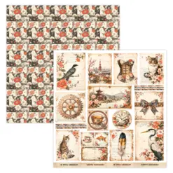 Lady in Japan 12x12 Inch Art Journal - Bilde 5