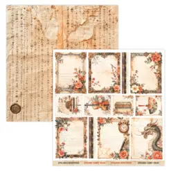 Lady in Japan 12x12 Inch Art Journal - Bilde 4