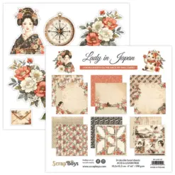 Lady in Japan 6x6 Inch Paper Pad