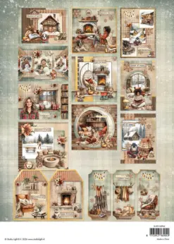 Warm Winter A4 Card Making Pad - Bilde 2