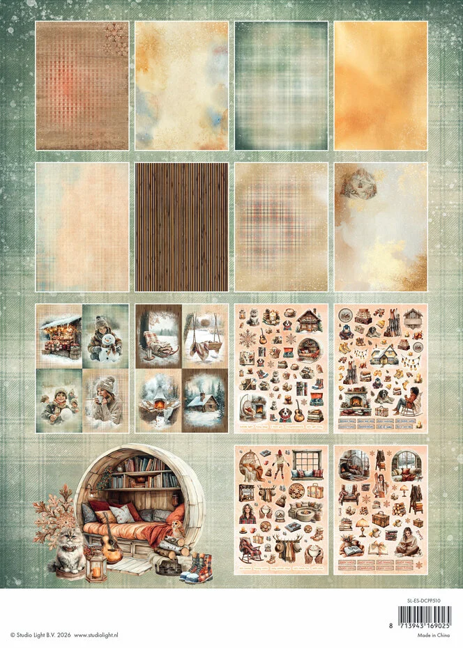 Warm Winter A4 Die-cut Paper Pad - Bilde 2